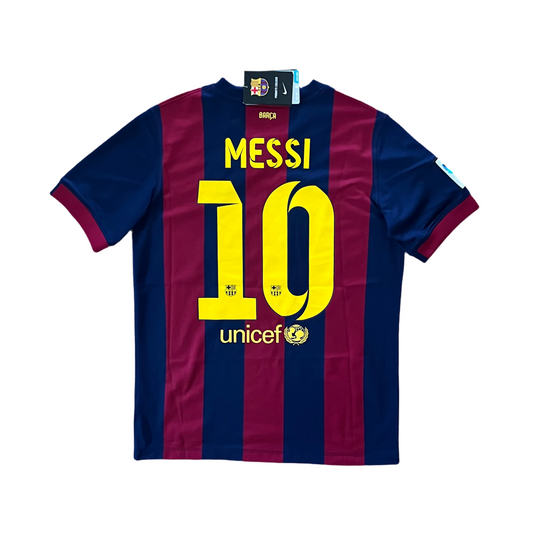 2014-15 Barcelona Messi Home Kit NWT Added Time Kits