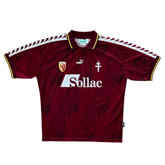 1996-97 FC Metz Home Kit Added Time Kits