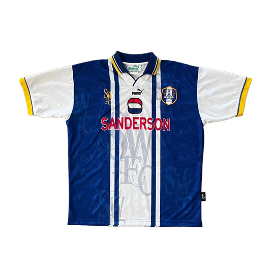 1995-97 Sheffield Wednesday Home Kit - Added Time Kits