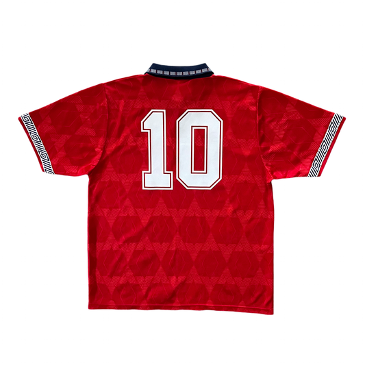 1990-92 England Away Kit #10 (Lineker) Added Time Kits