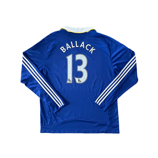 2008-09 Chelsea Ballack Long Sleeve Home Kit Added Time Kits