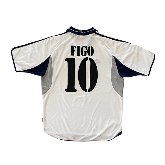 2000-01 Real Madrid Figo Home Kit Added Time Kits