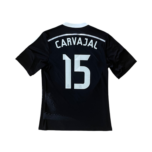 2014-15 Real Madrid Carvajal Yohji Yamamoto Third Kit Added Time Kits