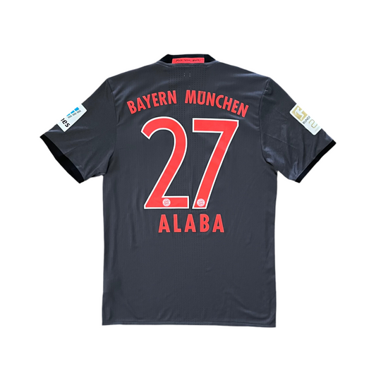 2016-17 Bayern Munich Alaba Player Issue Away Kit Added Time Kits