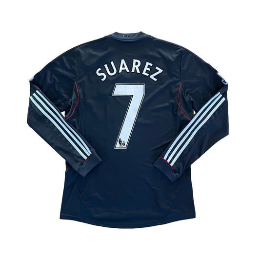 2011-12 Liverpool Suárez Long Sleeve Away Kit - Added Time Kits