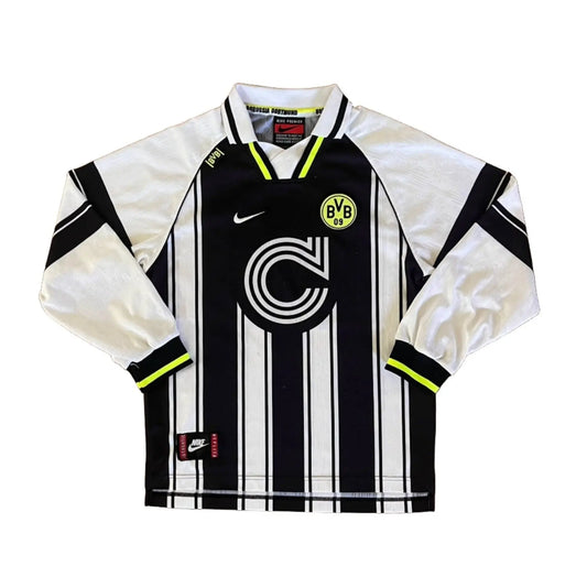 1996-97 Borussia Dortmund CL Long Sleeve Away Kit - Added Time Kits